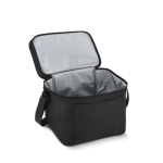 Bolsa térmica con doble compartimento y asas cortas 12L color negro quinta vista