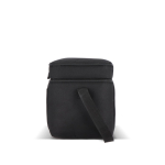 Bolsa térmica con doble compartimento y asas cortas 12L color negro octava vista