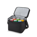 Bolsa térmica con doble compartimento y asas cortas 12L color negro novena vista