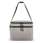 Bolsa térmica con doble compartimento y asas cortas 12L color gris