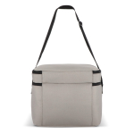 Bolsa térmica con doble compartimento y asas cortas 12L color gris tercera vista