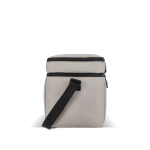 Bolsa térmica con doble compartimento y asas cortas 12L color gris septima vista