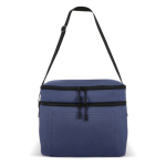 Bolsa térmica con doble compartimento y asas cortas 12L color azul oscuro