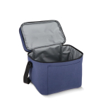 Bolsa térmica con doble compartimento y asas cortas 12L color azul oscuro quinta vista