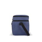 Bolsa térmica con doble compartimento y asas cortas 12L color azul oscuro octava vista