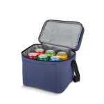 Bolsa térmica con doble compartimento y asas cortas 12L color azul oscuro novena vista