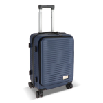 Maleta de cabina de 20 pulgadas con ruedas giratorias 360° color azul oscuro