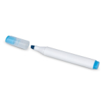 Rotulador ovalado de escritura fluida con tinta europea color azul cuarta vista