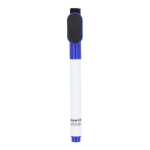 Rotulador para pizarra blanca con imán y borrador integrado color azul