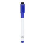 Rotulador para pizarra blanca con imán y borrador integrado color azul quinta vista