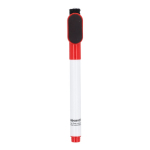 Rotulador para pizarra blanca con imán y borrador integrado color rojo