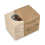 Kit de siembra con macetas y sustrato de fibra de coco color natural tercera vista