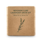 Kit de cultivo de lavanda con maceta y sustrato de coco color natural cuarta vista