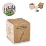 Kit de cultivo de lavanda con maceta y sustrato de coco
