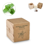 Kit de cultivo de menta con maceta y sustrato de coco