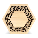 Colmena hexagonal para abejas solitarias de madera FSC color natural segunda vista