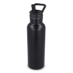Botella térmica de acero inoxidable con boquilla y asa a juego 500ml color negro quinta vista