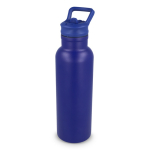 Botella térmica de acero inoxidable con boquilla y asa a juego 500ml color azul