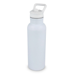 Botella térmica de acero inoxidable con boquilla y asa a juego 500ml color blanco