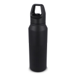 Botella térmica de acero inoxidable con cierre antigoteo 500ml color negro