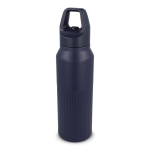 Botella térmica de acero inoxidable con cierre antigoteo 500ml color azul oscuro