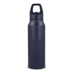 Botella térmica de acero inoxidable con cierre antigoteo 500ml color azul oscuro segunda vista