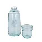 Jarra fabricado en Europa con tapón metálico y vaso a juego 1L vista principal