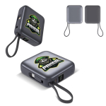 Power bank con cables integrados y carga rápida 10.000mAh