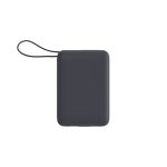 Power bank personalizable con pantalla LED y carga rápida 20.000mAh color gris oscuro segunda vista