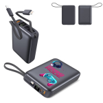 Power bank personalizable con pantalla LED y carga rápida 20.000mAh