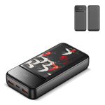 Power bank compacto con carga rápiday pantalla LED 20.000mAh