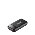 Power bank compacto con carga rápiday pantalla LED 20.000mAh vista principal