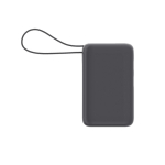 Power bank compacto con carga rápida y pantalla LED 30.000mAh color gris oscuro tercera vista