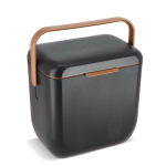 Nevera portátil compacta antigoteo para bebidas y snacks 8L color negro