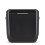 Nevera portátil compacta antigoteo para bebidas y snacks 8L color negro segunda vista