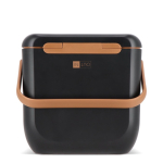 Nevera portátil compacta antigoteo para bebidas y snacks 8L color negro tercera vista