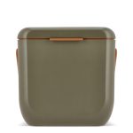 Nevera portátil compacta antigoteo para bebidas y snacks 8L color verde militar segunda vista