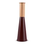 Molinillo grande en forma cónica de madera de haya Sagaform color rojo oscuro