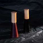 Molinillo de sal o pimienta hecho de madera de haya Sagaform color negro septima vista
