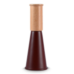 Molinillo de sal o pimienta hecho de madera de haya Sagaform color rojo oscuro