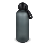 Botella antigoteo mate con tapón redondo y asa Sagaform 650ml color negro