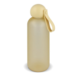 Botella antigoteo mate con tapón redondo y asa Sagaform 650ml color amarillo