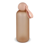 Botella antigoteo mate con tapón redondo y asa Sagaform 650ml color rosa pastel