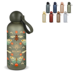 Botella antigoteo mate con tapón redondo y asa Sagaform 650ml
