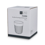 Taza fabricada en Europa con funda de silicona negra 280ml color negro sexta vista