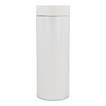 Termo de acero inoxidable para llevar con tapa 360° antigoteo 400ml color blanco segunda vista