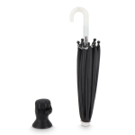 Soporte para móvil en forma de paraguas con ventosa y sombra anticalor color negro