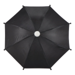 Soporte para móvil en forma de paraguas con ventosa y sombra anticalor color negro sexta vista