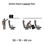 Mochila de viaje expandible y espaciosa apta para equipaje de mano color negro