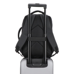 Mochila para portátil con piel sintética y correa para trolley 15.6'' color negro sexta vista